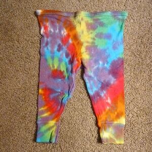 Colorful Tie-Dye Kids Leggings